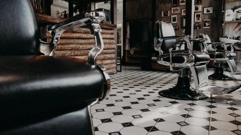 black barber chairs